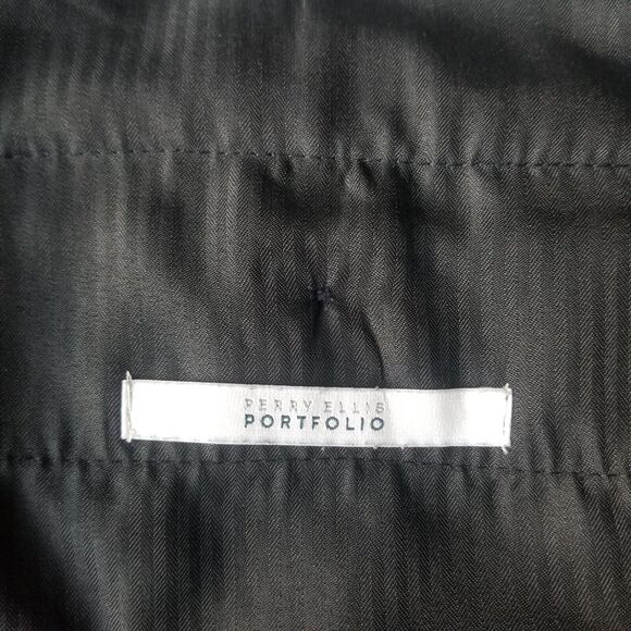 Perry Ellis Portfolio Straight Dress Pants Men's 42x30 Career Suit Trousers - Picture 5 of 10